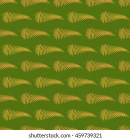 Seamless leaf pattern set Vector illustration