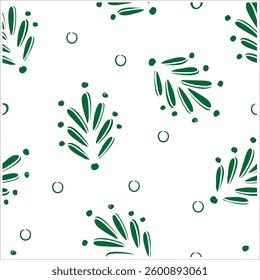 Seamless Leaf Pattern for Summer 