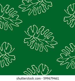 Seamless leaf pattern for textile or book covers, manufacturing, wallpapers, print, gift wrap and scrapbooking.