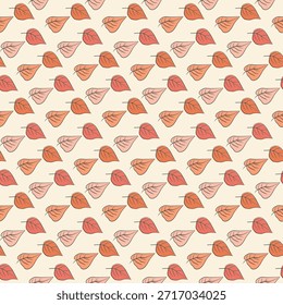 Padrão de folha sem costura. Papel de parede de folhas tropicais. Fundo infinito. Desenho desenhado à mão do vetor para o tecido, têxtil, papel de parede, cartaz, tampa, convite. Impressão na moda. Ornamento com galhos.