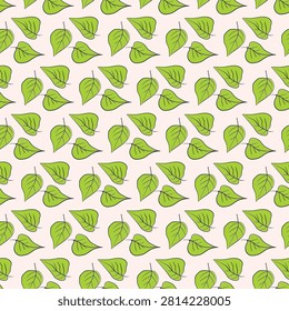 Seamless leaf pattern. Tropical leves wallpaper. Endless background. Vector hand drawn design for fabric, textile, wallpaper, poster, cover, invitation. Trendy print. Ornament with twigs.