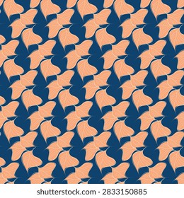 Seamless leaf pattern. Tropical leves wallpaper. Endless background. Vector hand drawn design for fabric, textile, wallpaper, poster, cover, invitation. Trendy print. Ornament with twigs.