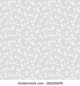 Seamless Leaf Pattern. Vector