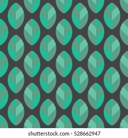 Seamless Leaf pattern vector