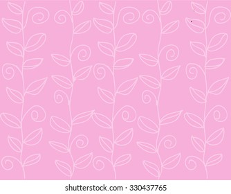 Seamless leaf pattern. Vector illustration