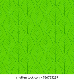 A seamless leaf pattern. vector illustration 
