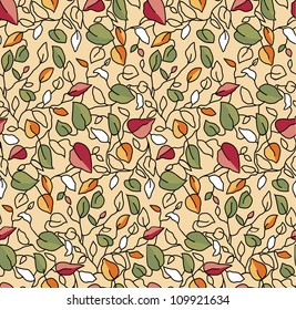 Seamless Leafs Pattern