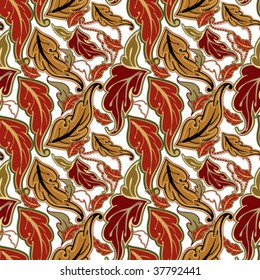 Seamless Leaves Background