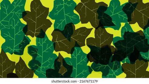 Fondo de hojas sin soldadura, hojas planas, fondo de hojas 2d