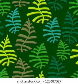 Seamless. The leaves and branches.