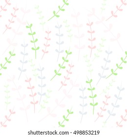 Seamless leaves pattern 
