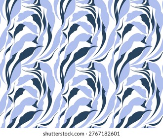 Seamless leaves pattern 