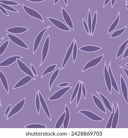 seamless  leaves  pattern  vector with  background