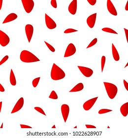 Seamless leaves texture - vector abstract background.