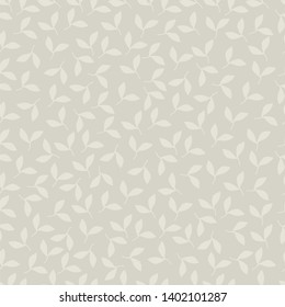 Seamless leaves vector illustration pattern.