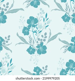 seamless leaves wallpaper pattern on background