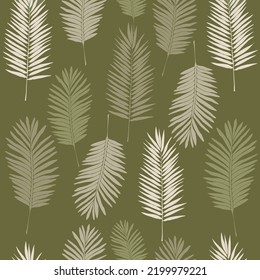 seamless leaves wallpaper pattern on background