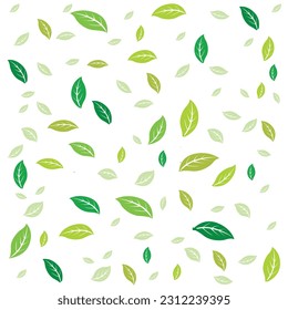 seamless leaves wallpaper pattern on background