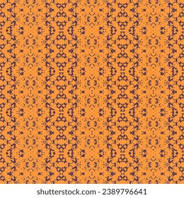 seamless leaves wallpaper pattern on textures background Two-color vector floral pattern. 
