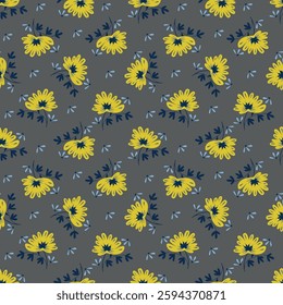 seamless leaves wallpaper pattern on background