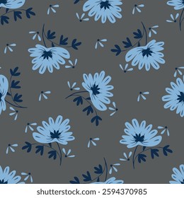 seamless leaves wallpaper pattern on background