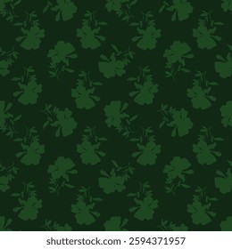 seamless leaves wallpaper pattern on background