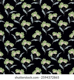 seamless leaves wallpaper pattern on background