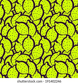 Seamless Lemon Pattern