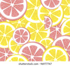 Seamless lemon pattern