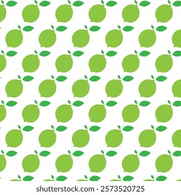 seamless lemon pattern on white background
