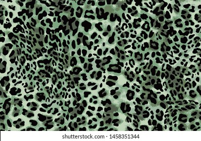 Seamless leopard cheetah animal pattern. Design for cheetah colored textile fabric printing. Suitable for fashion skin use.