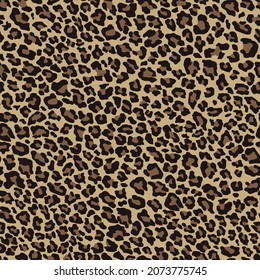 seamless leopard color. seamless leopard print for print or clothing