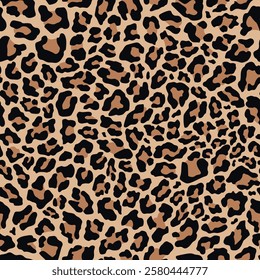 seamless leopard color. seamless leopard print for print or clothing	