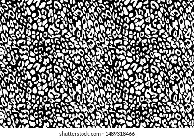 Seamless leopard design pattern vector