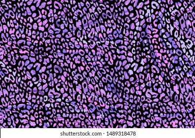 Seamless leopard design pattern vector