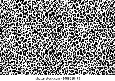 Seamless leopard design pattern vector