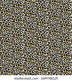 Seamless leopard design pattern vector