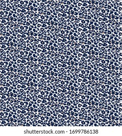 Seamless leopard design pattern vector