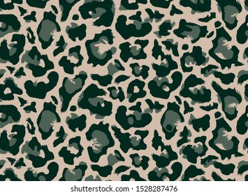 Seamless leopard fur all over pattern