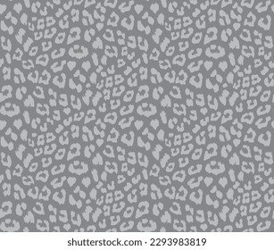 Seamless leopard fur pattern. Animal print background.
