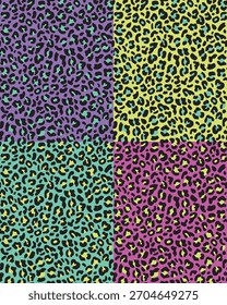 Seamless leopard fur pattern with natural golden tones and dark spots, ideal for textile design, fashion backgrounds, fabric prints, and stylish decorative surfaces.