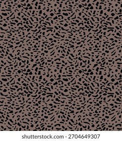 Padrão de pele de leopardo sem costura com tons de ouro naturais e pontos escuros, ideal para design têxtil, fundos de moda, impressões de tecido e superfícies decorativas elegantes.