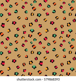 Seamless leopard pattern