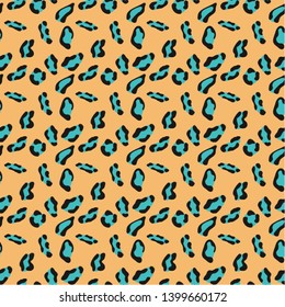 Seamless leopard pattern. Animal print. Leopard background.