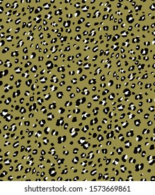 seamless leopard pattern, animal print.