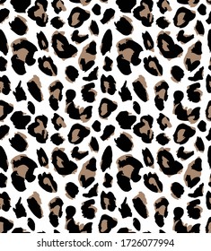 Seamless Leopard Pattern, Animal Print.