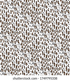 Seamless leopard pattern, animal print.