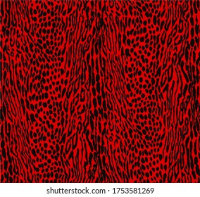 Seamless leopard pattern, animal print.