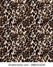 Seamless leopard pattern, animal print.