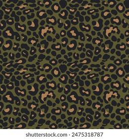 
Patrón de leopardo sin costura, animal print, textura de gato 